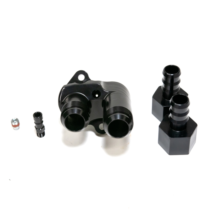 Ford Shelby GT500 Intercooler Water Manifold - VMP Performance - 16AN Billet High-Flow - Black anodized - `20-`27